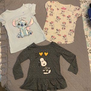 Disney/Peanuts,  3T & 4, Character, Toddler Girls